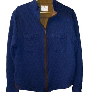 Tommy Bahama  Jeans Quilted Zip up Light Jacket Size Medium